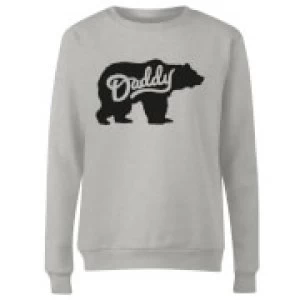 Image of Daddy Bear Womens Sweatshirt - Grey - 3XL