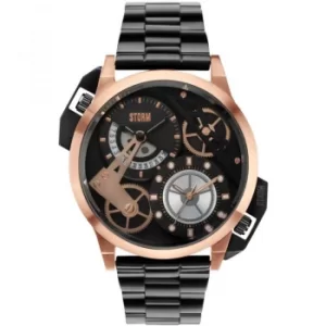 Image of Mens Storm Dualon Rose Gold Watch