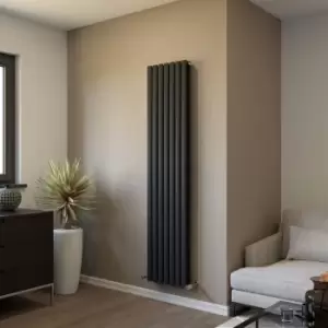 Image of Ximax Champion Duplex Anthracite Vertical Designer Radiator, (W)410mm X (H)1800mm