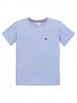 Image of Lacoste Boys Classic Short Sleeve T-Shirt - Blue