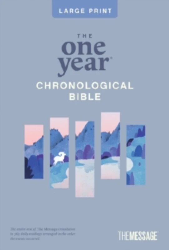 Image of One Year Chronological Bible The Message, Large Print Paperback / softback