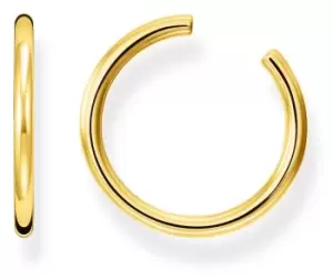 Image of Thomas Sabo EC0027-413-39 Gold Plated Large Single Ear Cuff Jewellery