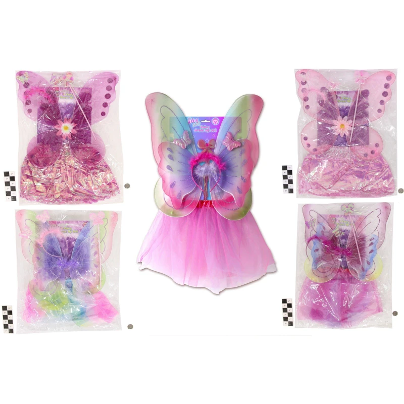 Image of Its Girls Stuff 4 Piece Fairy Dress Up Set (Styles Vary) Multi unisex