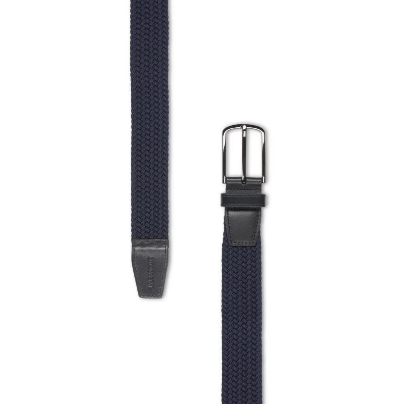 Image of Lyle & Scott Woven belt Lyle & Scott Bleu Male M/L