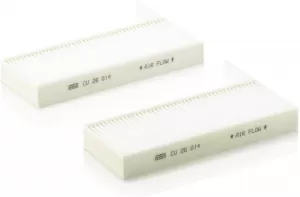 Image of Pollen Filter Cu26014-2 By Mann-Filter