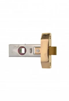 Image of Wickes Rebated Tubular Door Latch - Brass 63mm