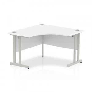 Image of Trexus Call Centre Desk Cantilever 1200x1200 White Ref I000318