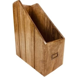 Image of Solid Wood Magazine Organiser
