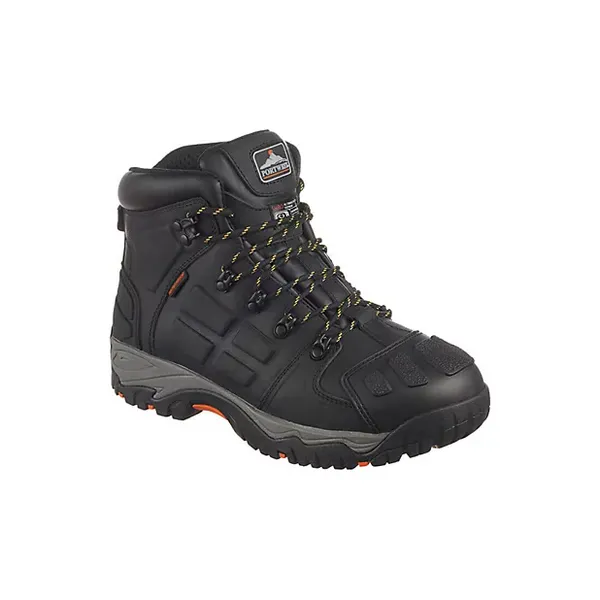 Image of Portwest Mens Steelite Monsal Steel Toe Cap Safety Boots FT05BKR41 Colour: Black