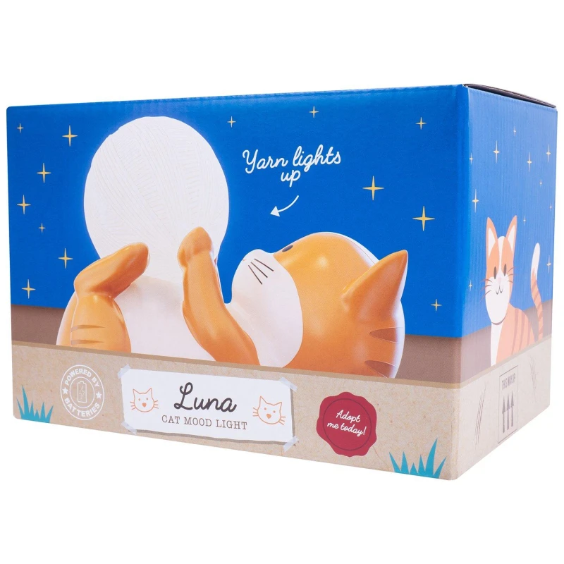 Image of Fizz Creations Luna the Cat Mood Light Multi unisex One Size