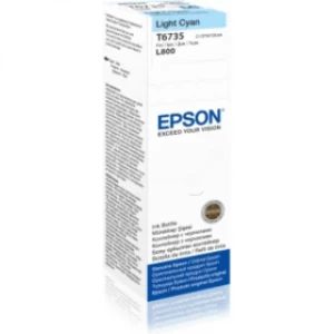 Image of Epson T6735 Light Cyan Ink Bottle