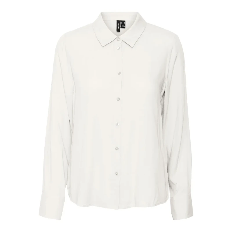 Image of Vero Moda Woman's sleeved shirt Vero Moda Bumpy New Wvn Blanc Female XL