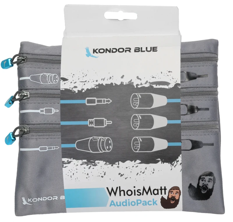 Image of Kondor Blue KB-WIM-AP audio cable 1.5 m XLR Grey