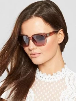 Image of Juicy Couture Rectangle Sunglasses Pink Women