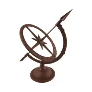 Image of World of Weather Cast Iron Sundial - Small