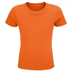 Image of SOLS Childrens/Kids Crusader Organic T-Shirt (4 Years) (Orange)