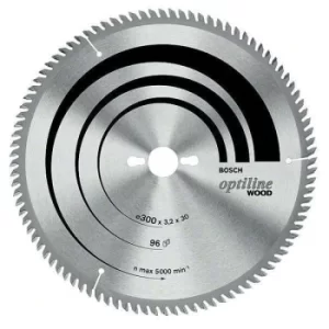 Image of Bosch 2608641771 Table Saw Blade Optiline Wood 305x30x3.2mm 72 Teeth