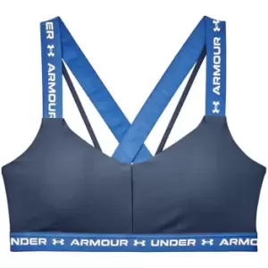 Image of Under Armour Armour Crossback Low Impact Sports Bra - Blue
