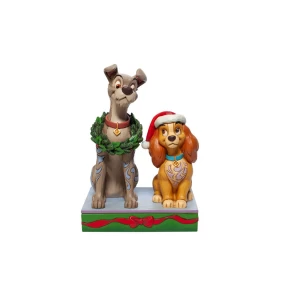 Image of Decked out Dogs (Lady and the Tramp) Disney Traditions Figurine