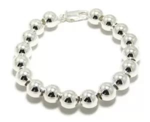Image of Sterling Silver Ball Bead Bracelet