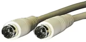 Image of Roline 11.01.5830 Computer Cord, Mini-Din 6Pos Plug, 3M