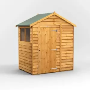 Image of 4x6 Power Overlap Apex Garden Shed