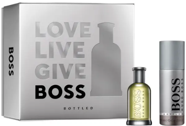 Image of BOSS Bottled Eau de Toilette and Deodorant Mens Christmas Gift Set