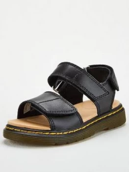 Image of Dr Martens Childrens Romi Sandal - Black