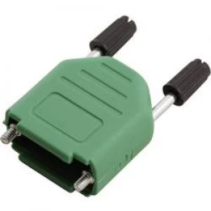 Image of D SUB housing Number of pins 9 Plastic 180 Green