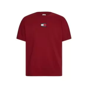 Image of Tommy Jeans Badge T-Shirt - Red