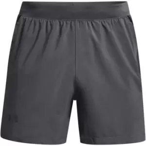 Image of Under Armour Launch 5 Shorts Mens - Grey
