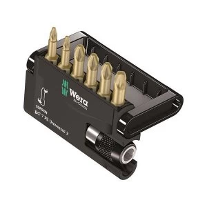 Image of Wera Bit-Check 7 PZ Universal 2 Set, (7 Piece)