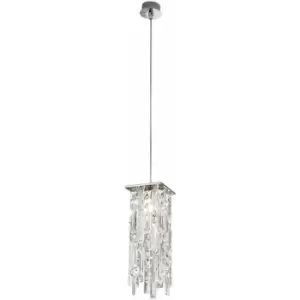 Image of Kolarz PRISMA - Designer Crystal Pendant Light Polished Gold, 1x G9