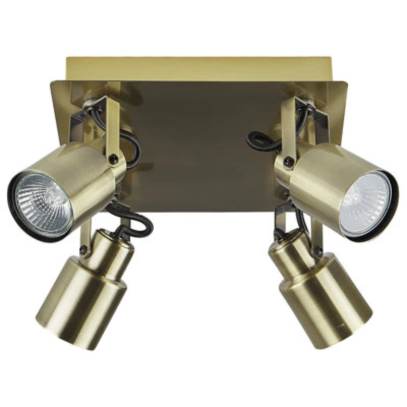 Image of Beliani 4 Light Spotlight Bonte Adjustable Metal Brass