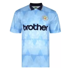 Image of Manchester City 1989 Retro Football Shirt