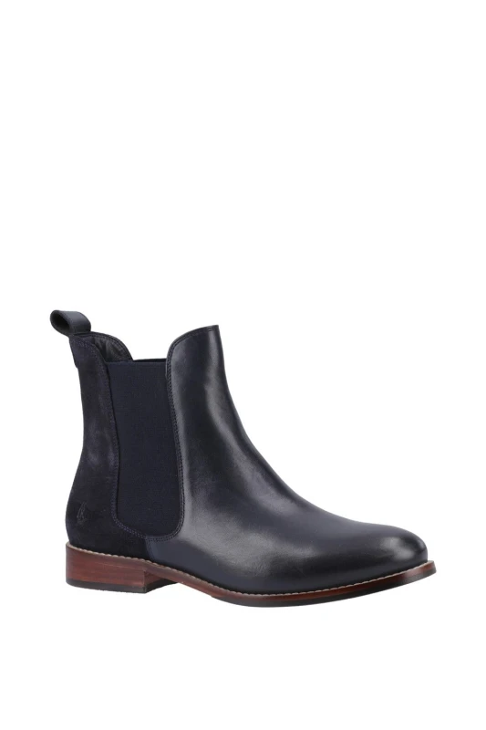Image of Hush Puppies 'Colette' Ankle Boots Navy