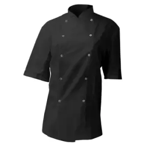 Image of Dennys AFD Mens Chefs Jacket / Chefswear (Pack of 2) (M) (Black)