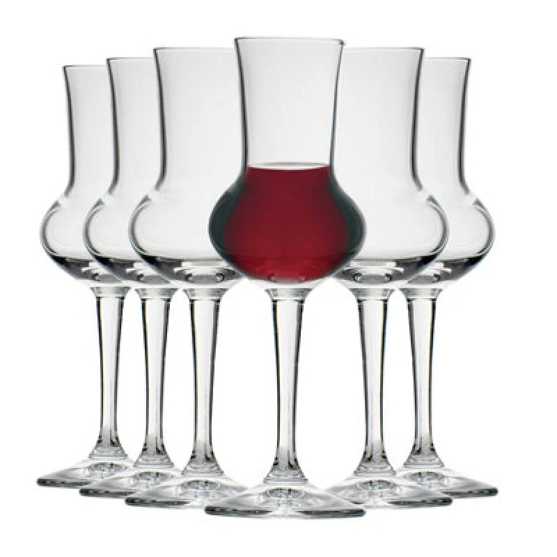 Image of Bormioli Rocco Restaurant Liqueur Glasses - 80ml - Pack of 6 Clear