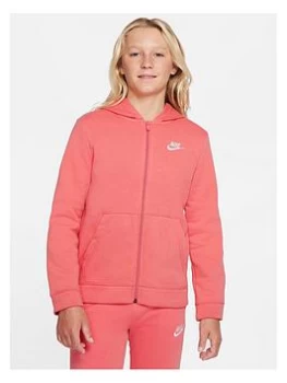 Image of Nike Older Girls Nsw Core Tracksuit - Pink, Size L=12-13 Years, Women