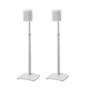 Image of Sanus WSSA2 Speaker Stand for Sonos ONE, PLAY:1, PLAY:3 2 pcs White