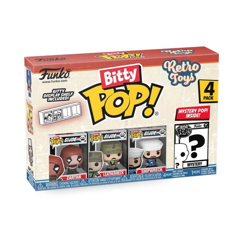 Image of FUNKO Bitty POP: Retro Toys-GI Joe 4PK Multi unisex One Size