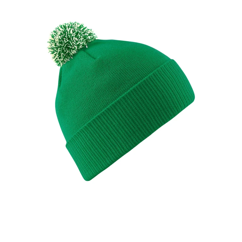 Image of Beechfield Beechfield Men Snowstar Beanie in Bright Green Bright Green One Size Male 5059444635427