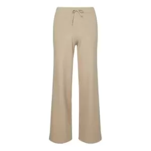 Image of Tommy Hilfiger Soft Rib Wide Leg Pant - Beige