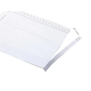 Image of Rexel Crystalfile Lateral 275 Tab Inserts White Pack of 50 78370