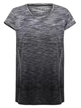 Image of Regatta Hyperdimension II Ombre T-Shirt - Black, Size 8, Women