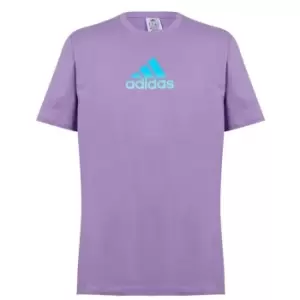 Image of adidas Graphic Logo T-Shirt Mens - Purple
