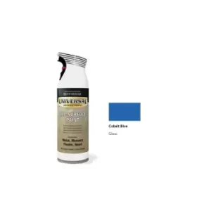 Image of Rust-oleum - Universal All Surface Spray Paint - Gloss - Cobalt Blue - 400ml - Cobalt Blue