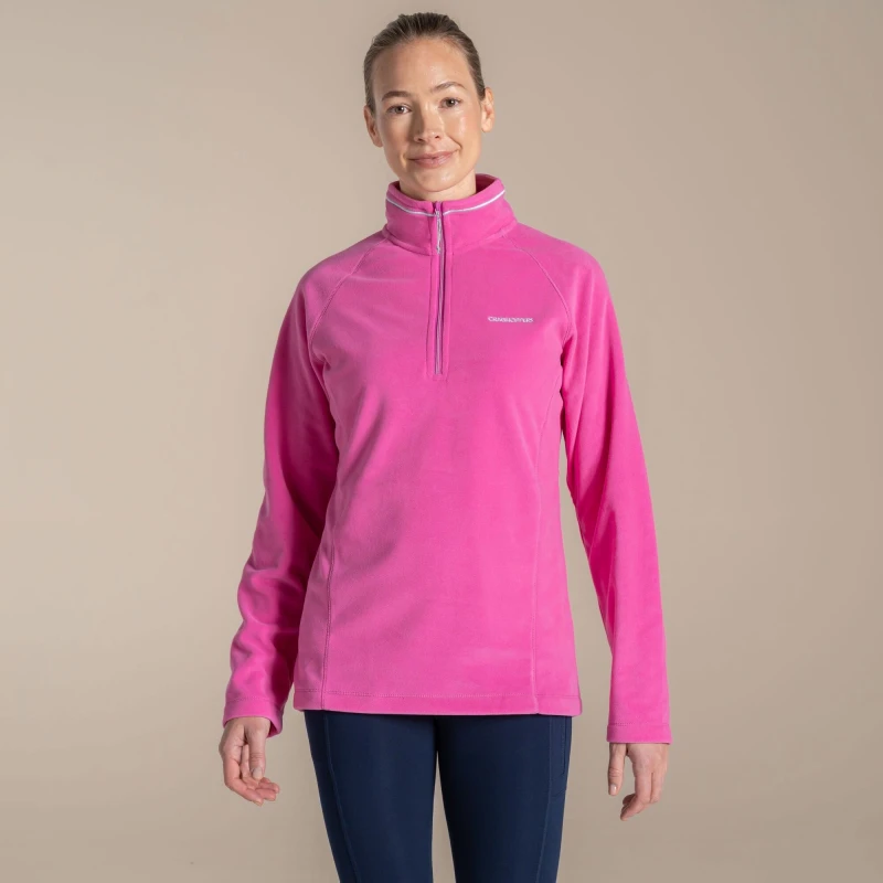 Image of Craghoppers Women's Miska VI Half Zip Fleece Damask Rose CWA265___1VB10L