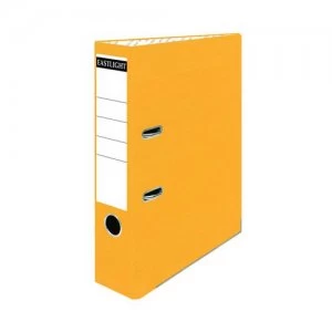 Image of ValueX Lever Arch File Paper on Board A4 70mm Spine Width Yellow