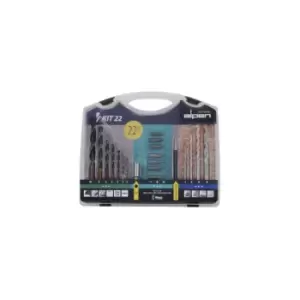 Image of Alpen 22 Piece HSS & Masonry Drill Set